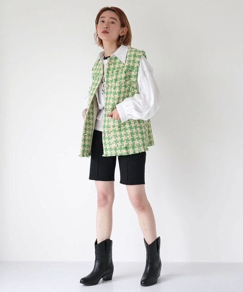 SLOBE citron.（スローブシトロン）の「SLOBE citron.サイクルパンツ（その他パンツ・レディース・ブラック・FREE）」の3枚目の写真