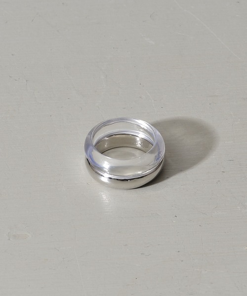 GOLDY(ゴールディ)の「【GOLDY】クリアメタルコンビRING(リング・レディース・シルバー/ゴールド・FREE)」の12枚目の写真