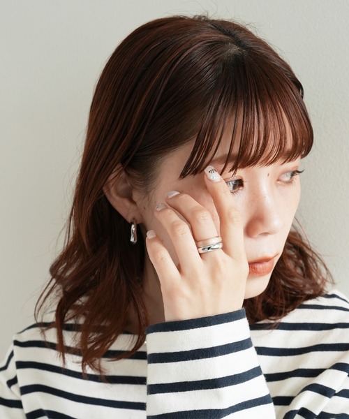 GOLDY(ゴールディ)の「【GOLDY】クリアメタルコンビRING(リング・レディース・シルバー/ゴールド・FREE)」の10枚目の写真