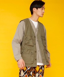 Johnbull | ピグメントツイルミリタリーベスト(ベスト)