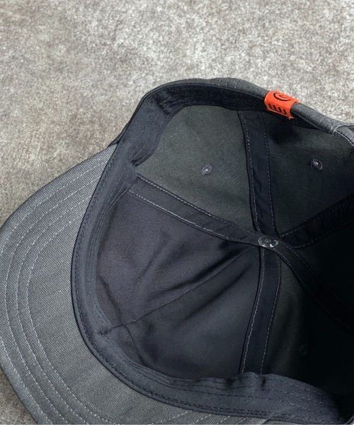 UNIVERSAL OVERALL（ユニバーサルオーバーオール）の「ショートバイザーキャップ2（キャップ・メンズ・ブラック/チャコールグレー/アイボリー・FREE）」の15枚目の写真