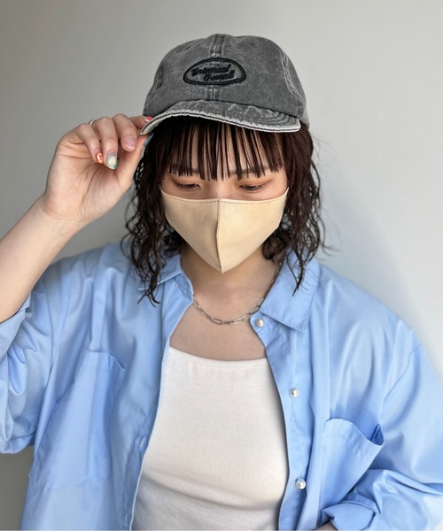 UNIVERSAL OVERALL（ユニバーサルオーバーオール）の「ショートバイザーキャップ2（キャップ・メンズ・ブラック/チャコールグレー/アイボリー・FREE）」の19枚目の写真