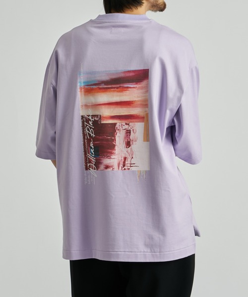 Lui's(ルイス)の「【プレミアムスビン】 W.BLAKE Tシャツ(Tシャツ/カットソー・メンズ・ブラック/ホワイト/バイオレット・M/S)」の3枚目の写真