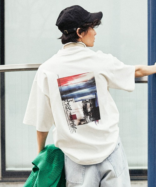 Lui's(ルイス)の「【プレミアムスビン】 W.BLAKE Tシャツ(Tシャツ/カットソー・メンズ・ブラック/ホワイト/バイオレット・M/S)」の1枚目の写真