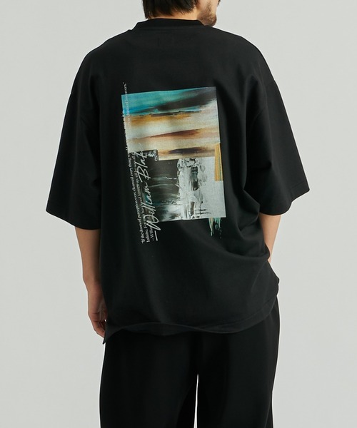 Lui's(ルイス)の「【プレミアムスビン】 W.BLAKE Tシャツ(Tシャツ/カットソー・メンズ・ブラック/ホワイト/バイオレット・M/S)」の2枚目の写真
