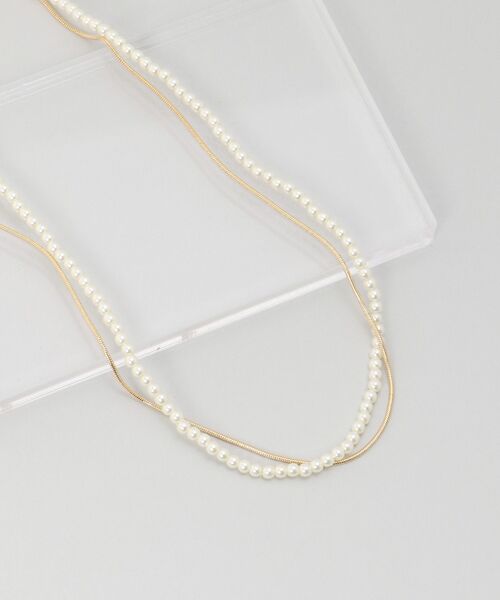 MAJESTIC LEGON（マジェスティックレゴン）の「アソートパールネックレス（ネックレス・レディース・A/B/C・FREE）」の3枚目の写真
