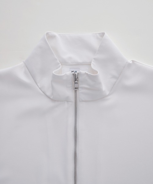 Loose/ルース（ルース）の「ドレープトロミ ハーフジップオーバーシャツティー（シャツ/ブラウス・メンズ・ライトグレー/ブラック/グレイッシュブルー/オフホワイト/ダークブルー/ブルーグレー/チャコールグレー/ホワイト・S/M/L/XS）」の17枚目の写真