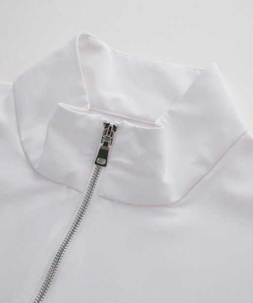 Loose/ルース（ルース）の「ドレープトロミ ハーフジップオーバーシャツティー（シャツ/ブラウス・メンズ・ライトグレー/ブラック/グレイッシュブルー/オフホワイト/ダークブルー/ブルーグレー/チャコールグレー/ホワイト・S/M/L/XS）」の19枚目の写真