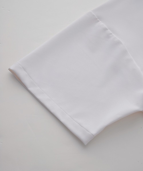 Loose/ルース（ルース）の「ドレープトロミ ハーフジップオーバーシャツティー（シャツ/ブラウス・メンズ・ライトグレー/ブラック/グレイッシュブルー/オフホワイト/ダークブルー/ブルーグレー/チャコールグレー/ホワイト・S/M/L/XS）」の21枚目の写真