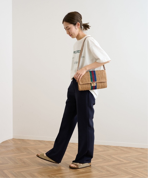 FRAMeWORK（フレームワーク）の「≪追加≫【A POINT/アポワン】ラフィアショルダーバック2（ショルダーバッグ・レディース・アイボリー・FREE）」の3枚目の写真