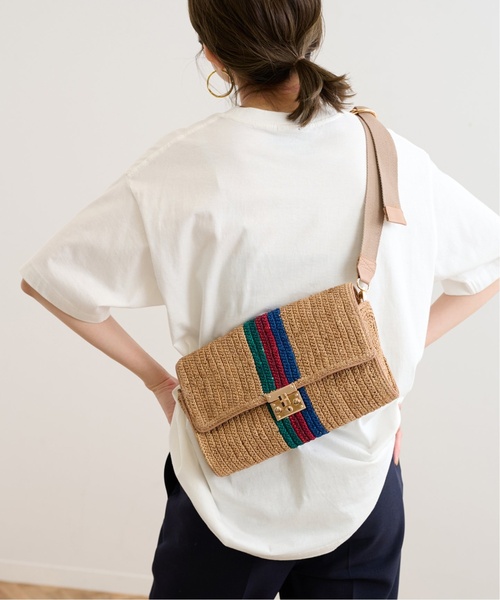 FRAMeWORK（フレームワーク）の「≪追加≫【A POINT/アポワン】ラフィアショルダーバック2（ショルダーバッグ・レディース・アイボリー・FREE）」の7枚目の写真