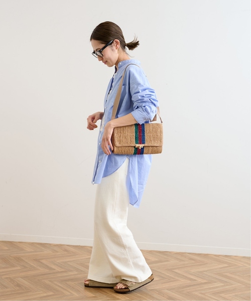 FRAMeWORK（フレームワーク）の「≪追加≫【A POINT/アポワン】ラフィアショルダーバック2（ショルダーバッグ・レディース・アイボリー・FREE）」の8枚目の写真