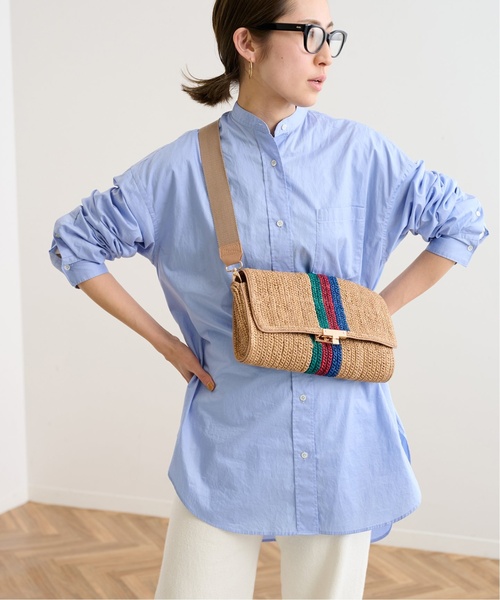 FRAMeWORK（フレームワーク）の「≪追加≫【A POINT/アポワン】ラフィアショルダーバック2（ショルダーバッグ・レディース・アイボリー・FREE）」の9枚目の写真