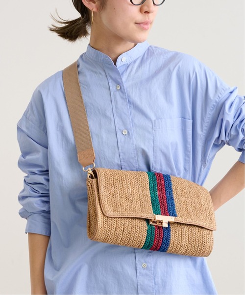 FRAMeWORK（フレームワーク）の「≪追加≫【A POINT/アポワン】ラフィアショルダーバック2（ショルダーバッグ・レディース・アイボリー・FREE）」の10枚目の写真