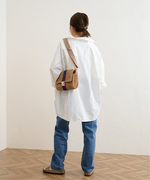 FRAMeWORK（フレームワーク）の「≪追加≫【A POINT/アポワン】ラフィアショルダーバック2（ショルダーバッグ・レディース・アイボリー・FREE）」の12枚目の写真