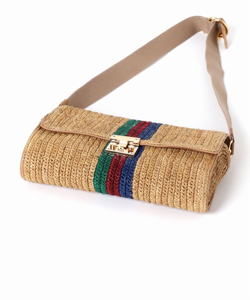 FRAMeWORK（フレームワーク）の「≪追加≫【A POINT/アポワン】ラフィアショルダーバック2（ショルダーバッグ・レディース・アイボリー・FREE）」の17枚目の写真