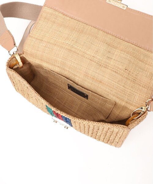 FRAMeWORK（フレームワーク）の「≪追加≫【A POINT/アポワン】ラフィアショルダーバック2（ショルダーバッグ・レディース・アイボリー・FREE）」の18枚目の写真