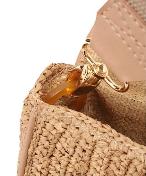 FRAMeWORK（フレームワーク）の「≪追加≫【A POINT/アポワン】ラフィアショルダーバック2（ショルダーバッグ・レディース・アイボリー・FREE）」の20枚目の写真