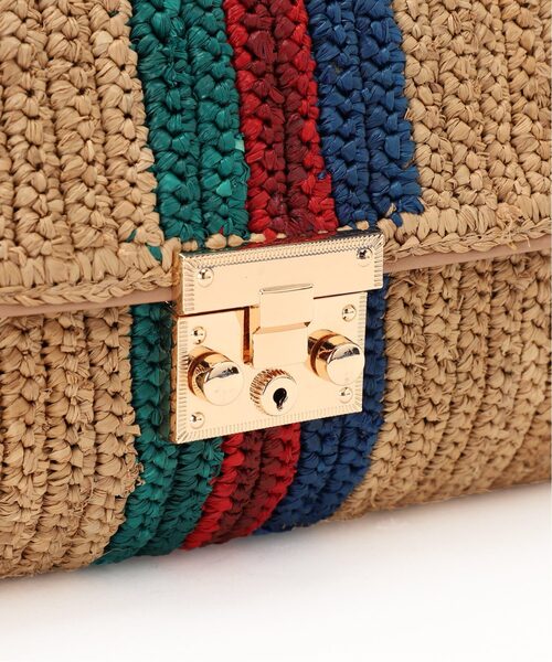 FRAMeWORK（フレームワーク）の「≪追加≫【A POINT/アポワン】ラフィアショルダーバック2（ショルダーバッグ・レディース・アイボリー・FREE）」の21枚目の写真