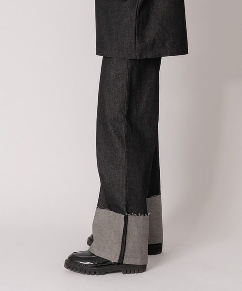 ONCILY（オンシェリー）の「【SET UP可能】ROLL UP DENIM PANTS / ロールアップデニムパンツ（デニムパンツ・メンズ・ナチュラル/ブラック/インディゴブルー・MEDIUM/LARGE/SMALL）」の21枚目の写真