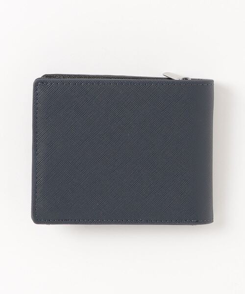SITRY（シトリー）の「Saffiano Synthetic Leather bi-fold wallet/サフィアーノ フェイクレザー 2つ折り 財布（財布・メンズ・ネイビー/ブラック・FREE）」の19枚目の写真