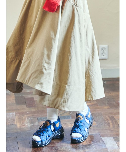 Realta（レアルタ）の「Realta(レアルタ)クッショニングソール厚底エアー底スポーツサンダル（サンダル・レディース・ホワイト系その他/ホワイト/ブラック系その他/ブラック/ベージュ/ネイビー・LL/L/S/M）」の9枚目の写真