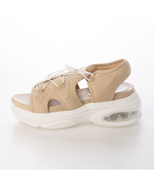 Realta（レアルタ）の「Realta(レアルタ)クッショニングソール厚底エアー底スポーツサンダル（サンダル・レディース・ホワイト系その他/ホワイト/ブラック系その他/ブラック/ベージュ/ネイビー・LL/L/S/M）」の10枚目の写真