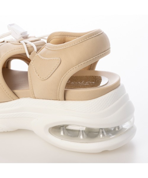 Realta（レアルタ）の「Realta(レアルタ)クッショニングソール厚底エアー底スポーツサンダル（サンダル・レディース・ホワイト系その他/ホワイト/ブラック系その他/ブラック/ベージュ/ネイビー・LL/L/S/M）」の12枚目の写真