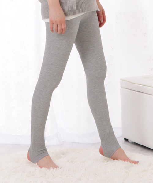 Lace Ladies（レースレディース）の「選べるリブカラータイツ・トレンカ（タイツ/ストッキング・レディース・ブラック系1/グレー系1/ライトグレー系2/ブラック系3/ライトグレー系4/ライトグレー系1/ブラック系2/ライトグレー系3/ブラック系4/グレー系2/グレー系3/グレー系4・FREE）」の8枚目の写真