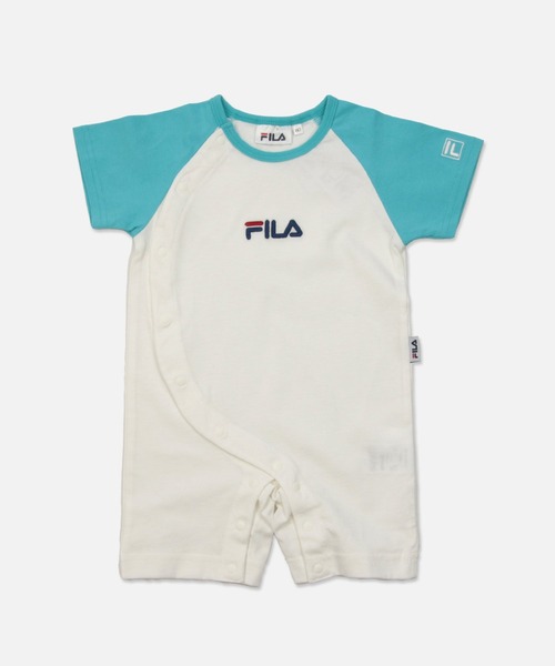 FILA(フィラ)の「FILA / フィラ ロゴ半袖カバーオール(ロンパース・キッズ・A/B/C/D/E/F/G/H/I・60cm/70cm/80cm)」の9枚目の写真
