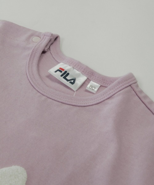 FILA(フィラ)の「FILA / フィラ ロゴ半袖カバーオール(ロンパース・キッズ・A/B/C/D/E/F/G/H/I・60cm/70cm/80cm)」の12枚目の写真