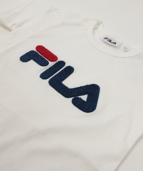 FILA(フィラ)の「FILA / フィラ ロゴ半袖カバーオール(ロンパース・キッズ・A/B/C/D/E/F/G/H/I・60cm/70cm/80cm)」の15枚目の写真