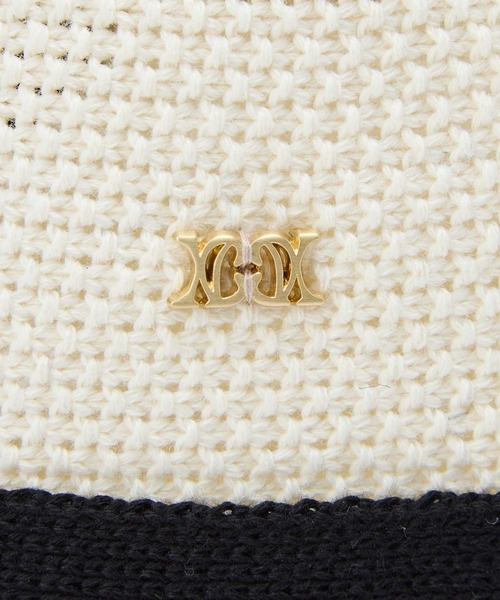 one after another NICE CLAUP(ワンアフターアナザーナイスクラップ)の「NCエンブレム付きクローシュハット(ハット・レディース・アイボリー/ブラック・FREE)」の7枚目の写真