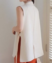 COCOMOMO | サイドベルトデザイン ジレ ベスト(ベスト)