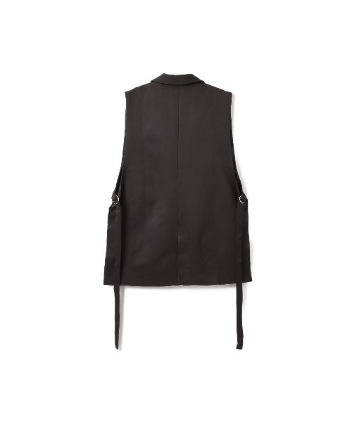 COCOMOMO（ココモモ）の「サイドベルトデザイン ジレ ベスト（ベスト・レディース・ベージュ/ブラック/ホワイト/アイボリー・L/M）」の21枚目の写真