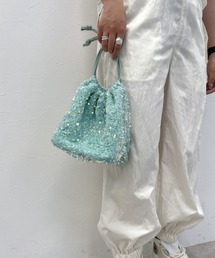 スパンコール巾着