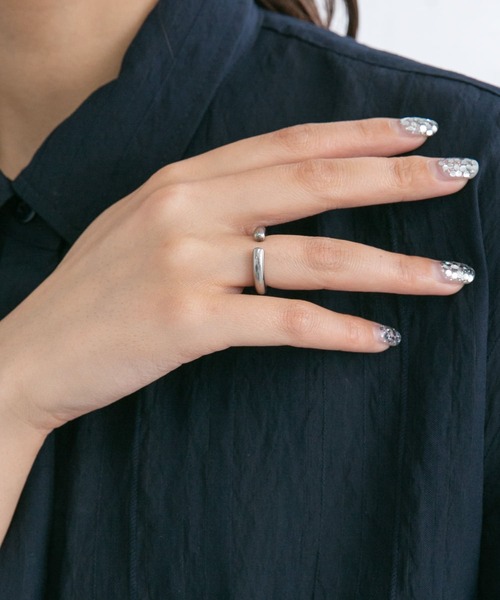 KBF（ケイビーエフ）の「2wayラウンドリング（リング・レディース・シルバー/ゴールド・ONE）」の3枚目の写真