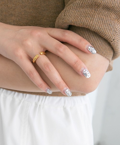 KBF（ケイビーエフ）の「2wayラウンドリング（リング・レディース・シルバー/ゴールド・ONE）」の10枚目の写真