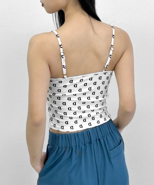HerPraha チェーンキャミソール litmus MINERTE キャミソール 「MINERTE」shirring stripe bustier