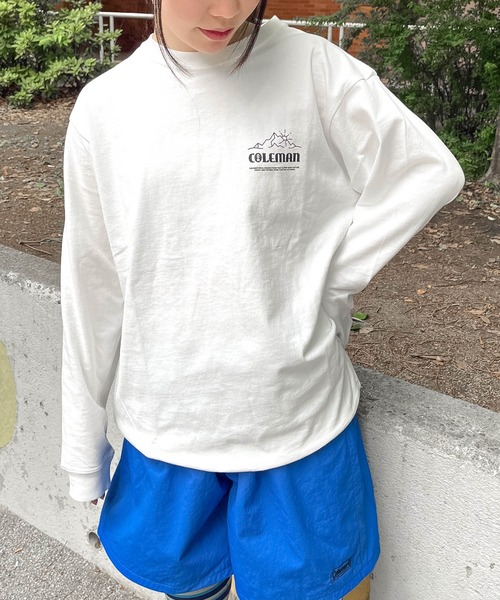 COLEMAN（コールマン）の「【 Coleman / コールマン 】ロングプリントTシャツ 長袖T CM6727 print L/S KFI（Tシャツ/カットソー・メンズ・ホワイト/カーキ/ピンク・SMALL/MEDIUM/LARGE/X-LARGE）」の7枚目の写真