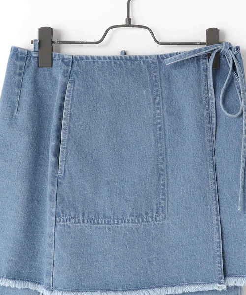 LOWRYS FARM（ローリーズファーム）の「スカパンフウＳＥＴデニムパンツ　905358（デニムパンツ・レディース・ライトブルー/ブルー・FREE）」の5枚目の写真