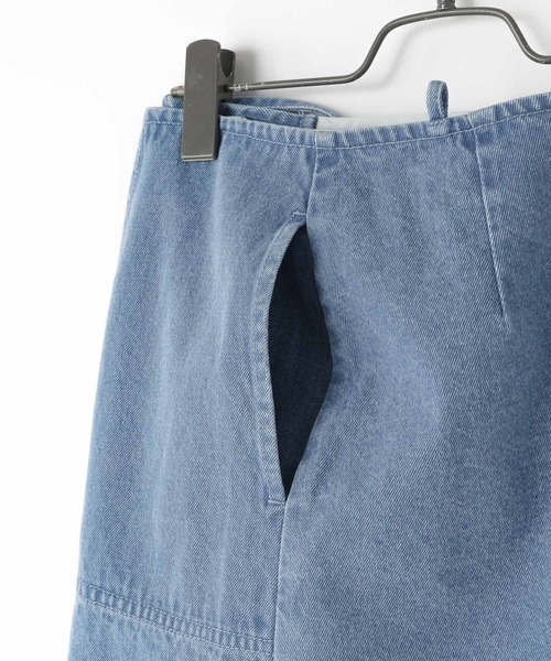 LOWRYS FARM（ローリーズファーム）の「スカパンフウＳＥＴデニムパンツ　905358（デニムパンツ・レディース・ライトブルー/ブルー・FREE）」の8枚目の写真