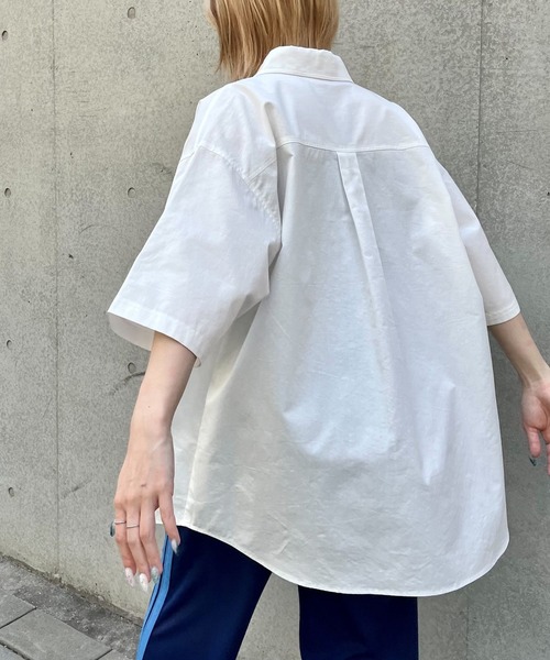 PBLIM（ページボーイリム）の「PBLIM/アソートコットンシャツ（シャツ/ブラウス・レディース・オフホワイト/ライトブルー/ネイビー・FREE）」の17枚目の写真