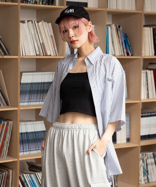 PBLIM（ページボーイリム）の「PBLIM/アソートコットンシャツ（シャツ/ブラウス・レディース・オフホワイト/ライトブルー/ネイビー・FREE）」の21枚目の写真