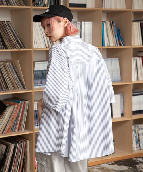 PBLIM（ページボーイリム）の「PBLIM/アソートコットンシャツ（シャツ/ブラウス・レディース・オフホワイト/ライトブルー/ネイビー・FREE）」の13枚目の写真