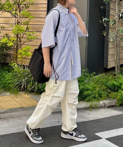 PBLIM（ページボーイリム）の「PBLIM/アソートコットンシャツ（シャツ/ブラウス・レディース・オフホワイト/ライトブルー/ネイビー・FREE）」の22枚目の写真