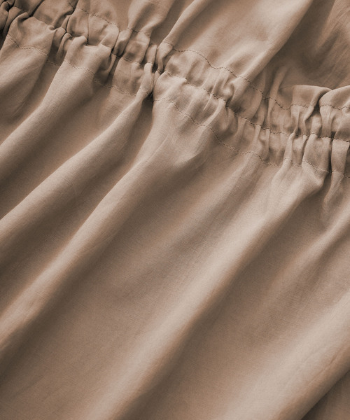 Jayro（ジャイロ）の「ボイルウエストドロストシャーリングワンピース（ワンピース・レディース・ブラック/ベージュ/パープル・M）」の18枚目の写真