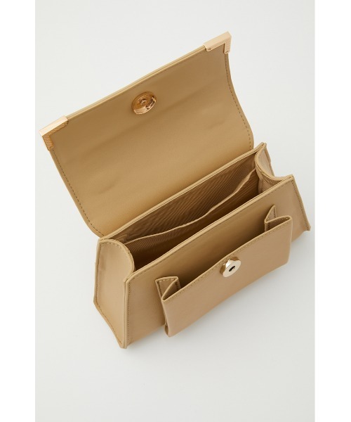 rienda(リエンダ)の「2WAYショルダーレディバッグ(ショルダーバッグ・レディース・ブラック/ライトベージュ/ライトイエロー・FREE)」の9枚目の写真