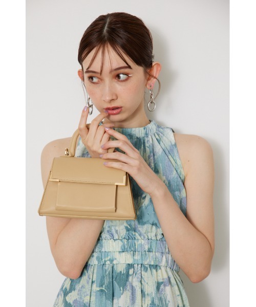 rienda(リエンダ)の「2WAYショルダーレディバッグ(ショルダーバッグ・レディース・ブラック/ライトベージュ/ライトイエロー・FREE)」の10枚目の写真