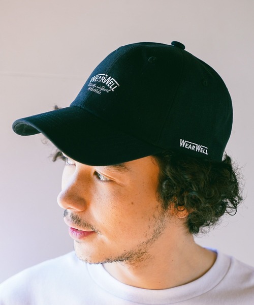 BAYFLOW（ベイフロー）の「【WEAR WELL（ウェアウェル）】別注ヘリンボーンキャップ（キャップ・メンズ・クリアグリーン/ブラック/ベージュ・FREE）」の2枚目の写真